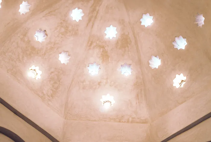 Kubbeli hamam alanı